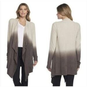 Barefoot Dreams Cozychic Lite Calypso Bamboo Drape Ombre Cardigan